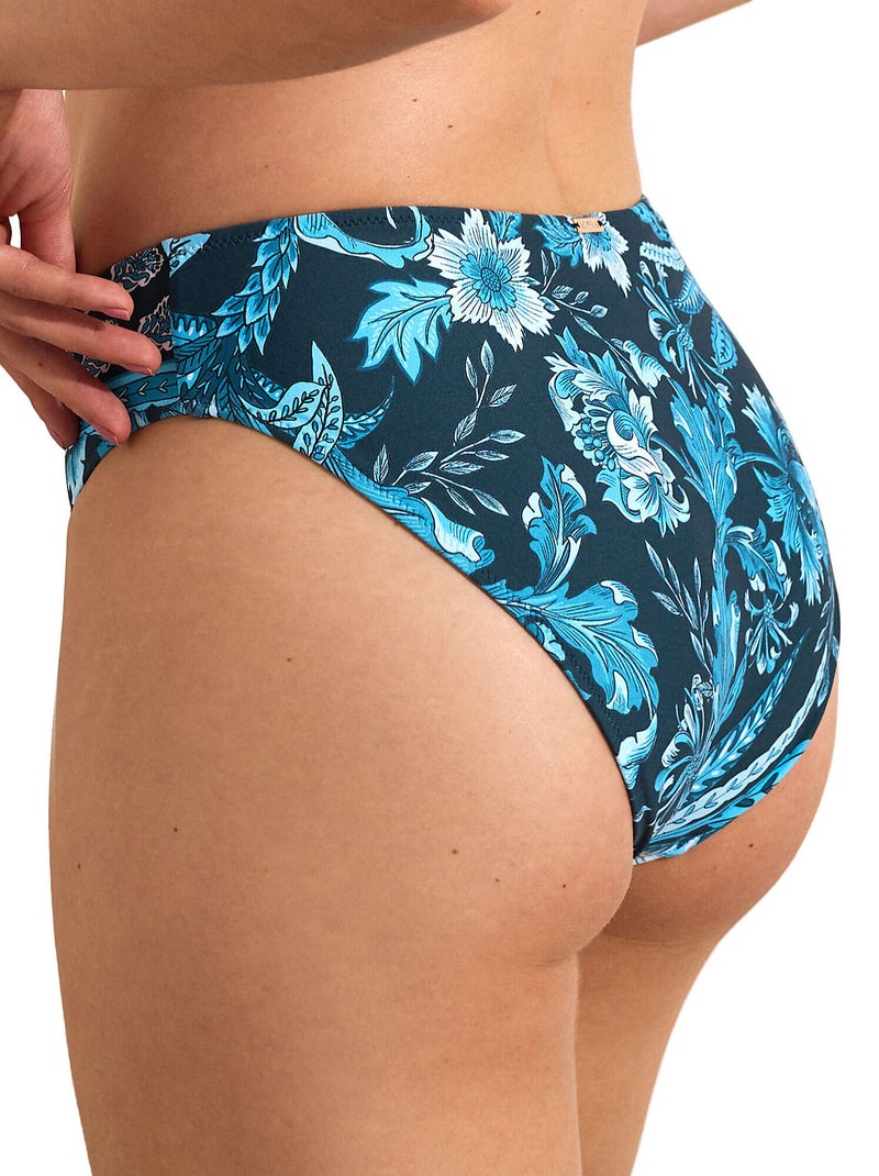 Bas maillot slip de bain acanthus Bleu - Kiabi