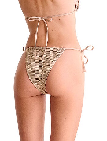 Bas maillot slip de bain bikini échancré réglable calvi