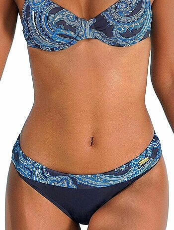 Bas maillot slip de bain ceinturé boho