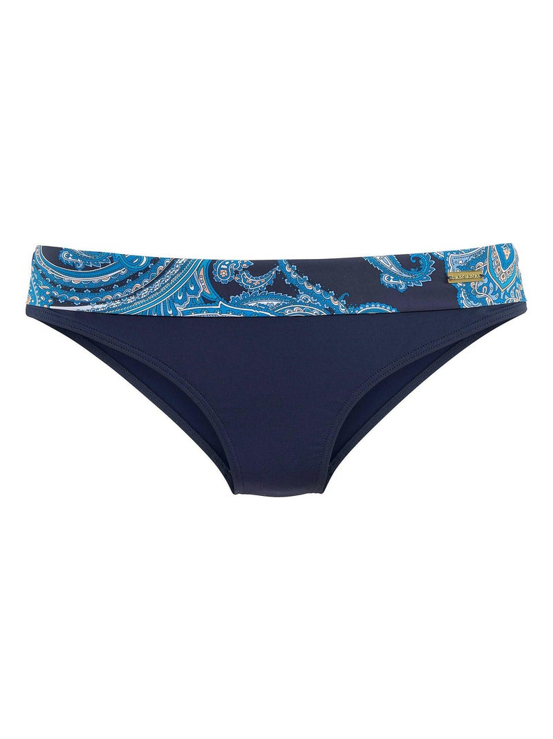 Bas maillot slip de bain ceinturé boho Multicolore - Kiabi