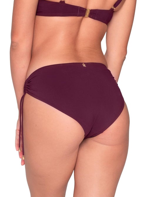 Bas maillot slip de bain côtés froncés blue sense - Kiabi Bas maillot slip de bain côtés froncés blue sense - Kiabi