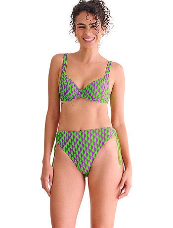 Bas maillot slip de bain côtés réglables aruba