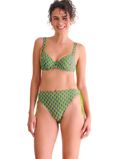 Bas maillot slip de bain côtés réglables aruba - Kiabi