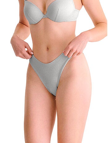 Bas maillot slip de bain échancré blue lagoon