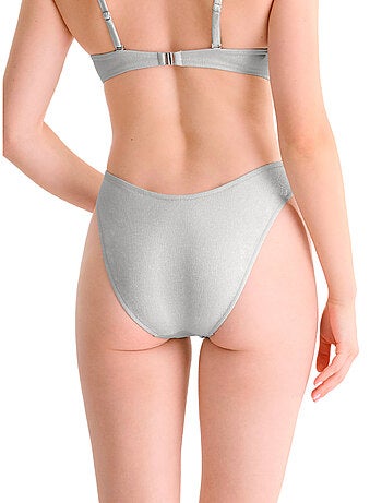 Bas maillot slip de bain échancré blue lagoon