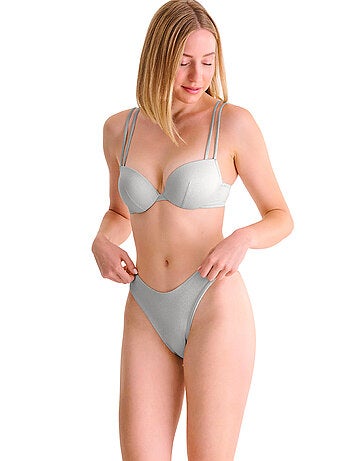 Bas maillot slip de bain échancré blue lagoon