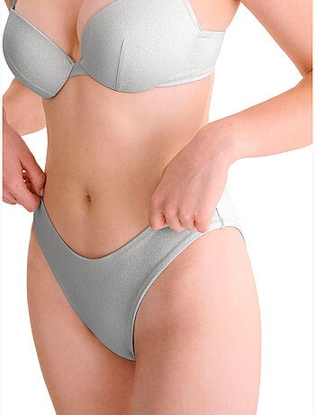 Bas maillot slip de bain échancré blue lagoon
