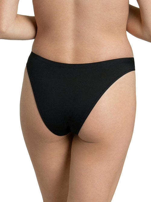 Bas maillot slip de bain échancré guaraja noir - Kiabi Bas maillot slip de bain échancré guaraja noir - Kiabi