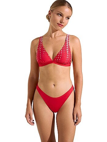 Bas maillot slip de bain échancré taille basse quito