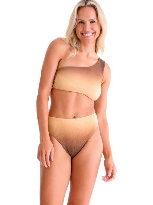 Bas maillot slip de bain échancré taille haute cairo - Kiabi Bas maillot slip de bain échancré taille haute cairo - Kiabi