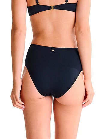 Bas maillot slip de bain échancré taille haute calvi