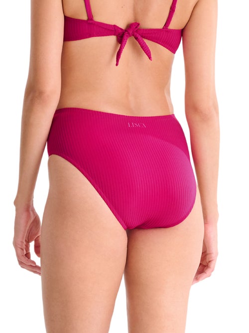 Bas maillot slip de bain échancré taille haute florida - Kiabi