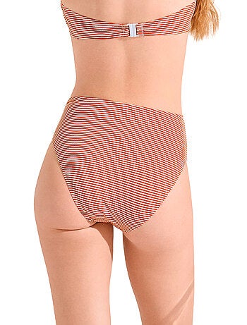 Bas maillot slip de bain échancré taille haute lascari
