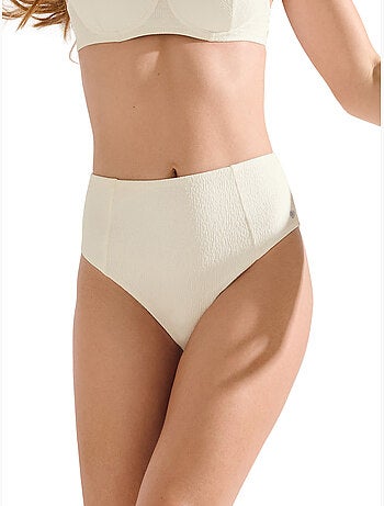 Bas maillot slip de bain échancré taille haute malaga