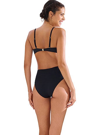 Bas maillot slip de bain échancré taille haute palma