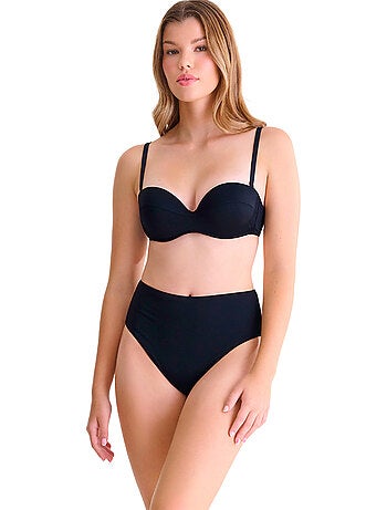 Bas maillot slip de bain échancré taille haute portofino
