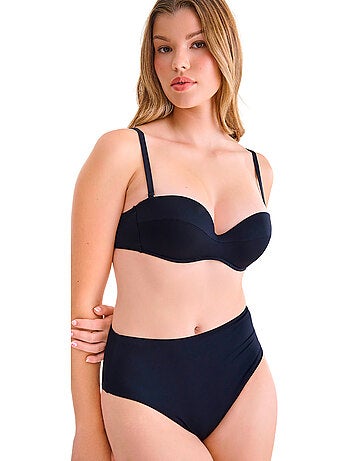 Bas maillot slip de bain échancré taille haute portofino