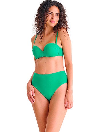 Bas maillot slip de bain échancré taille haute portofino