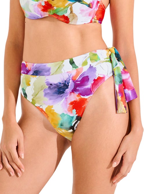 Bas maillot slip de bain échancré taille haute roma - Kiabi