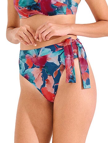 Bas maillot slip de bain échancré taille haute roma