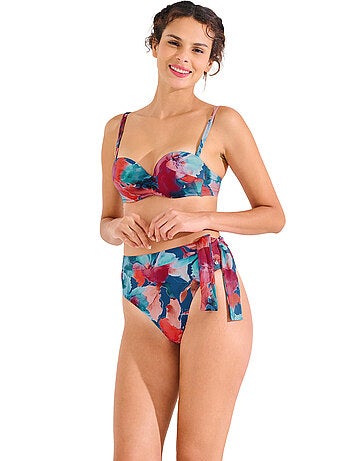Bas maillot slip de bain échancré taille haute roma