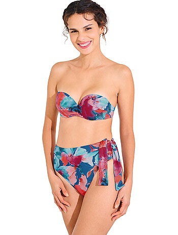 Bas maillot slip de bain échancré taille haute roma