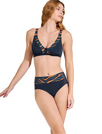 Bas maillot slip de bain gainant taille haute tanzania
