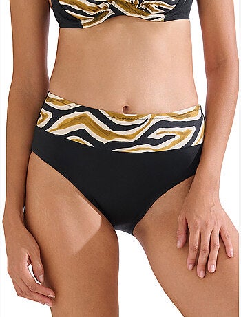Bas maillot slip de bain gainant taille haute tanzania