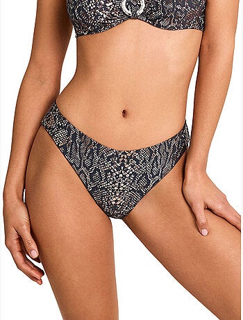 Bas maillot slip de bain indigo