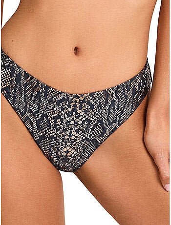 Bas maillot slip de bain indigo