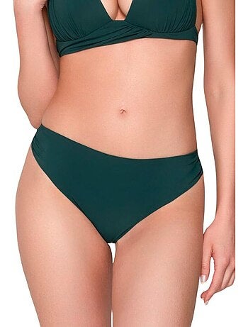 Bas maillot slip de bain plissé 5cm blue sense
