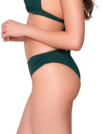 Bas maillot slip de bain plissé 5cm blue sense