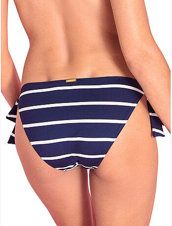 Bas maillot slip de bain taille basse à nouettes ipanema