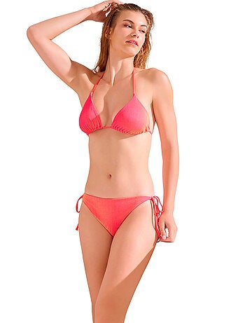 Bas maillot slip de bain taille basse à nouettes nairobi