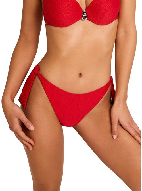 Bas maillot slip de bain taille basse à nouettes nautilus - Kiabi Bas maillot slip de bain taille basse à nouettes nautilus - Kiabi