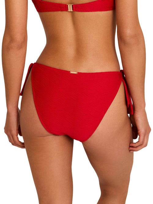 Bas maillot slip de bain taille basse à nouettes nautilus - Kiabi Bas maillot slip de bain taille basse à nouettes nautilus - Kiabi