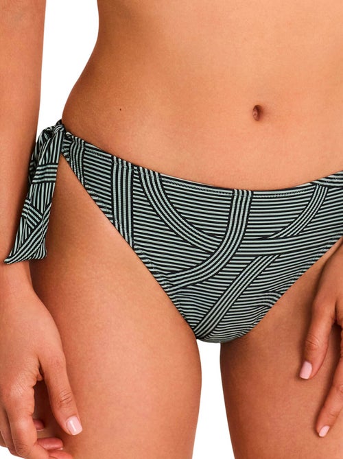 Bas maillot slip de bain taille basse à nouettes reverie - Kiabi Bas maillot slip de bain taille basse à nouettes reverie - Kiabi
