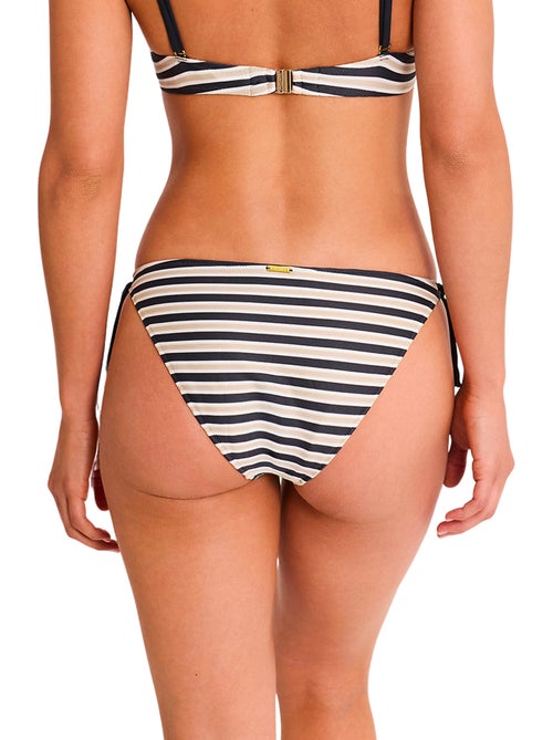Bas maillot slip de bain taille basse à nouettes sailor - Kiabi Bas maillot slip de bain taille basse à nouettes sailor - Kiabi