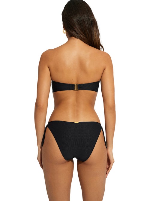 Bas maillot slip de bain taille basse à nouettes sicilia - Kiabi Bas maillot slip de bain taille basse à nouettes sicilia - Kiabi