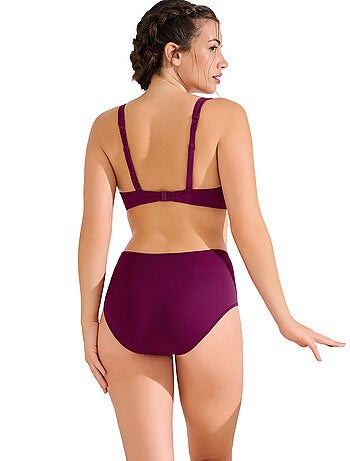 Bas maillot slip de bain taille haute amincissant uvita
