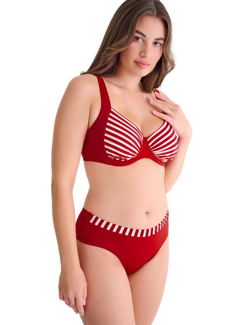 Bas maillot slip de bain taille haute bondi beach - Kiabi
