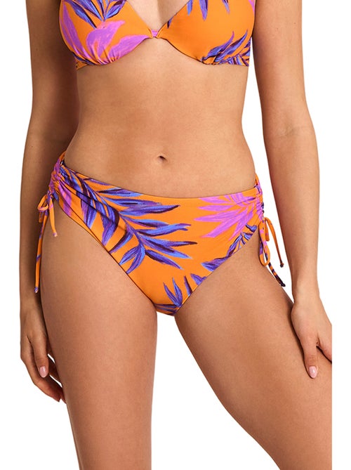 Bas maillot slip de bain taille haute calypso - Kiabi