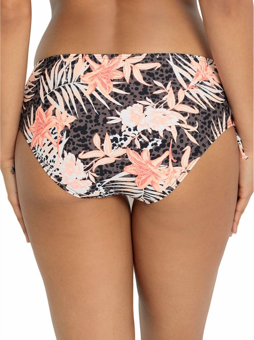 Bas maillot slip de bain taille haute côtés réglables branda - Kiabi