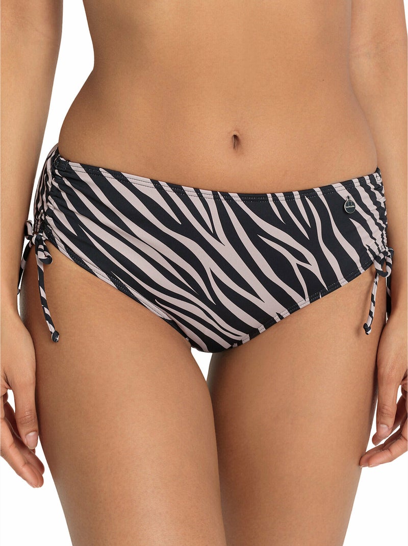 Bas maillot slip de bain taille haute côtés réglables kaa Multicolore - Kiabi
