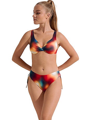 Bas maillot slip de bain taille haute côtés réglables olympia