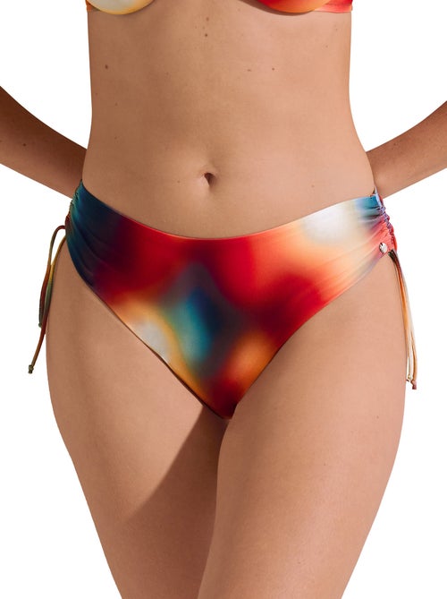 Bas maillot slip de bain taille haute côtés réglables olympia - Kiabi