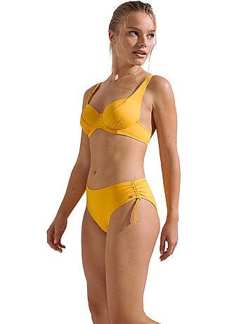 Bas maillot slip de bain taille haute côtés réglables palma