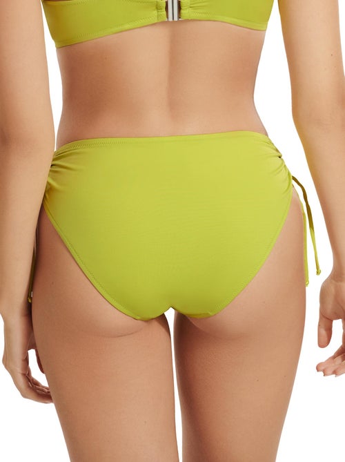 Bas maillot slip de bain taille haute côtés réglables palma - Kiabi