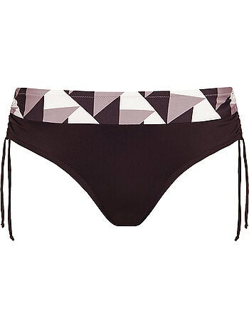 Bas maillot slip de bain taille haute côtés réglables toulouse