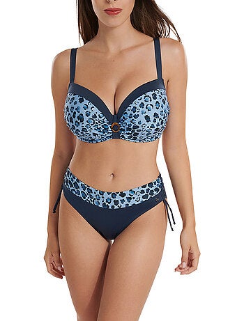 Bas maillot slip de bain taille haute côtés réglables veracruz